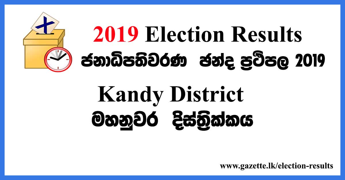 2019-election-results-Kandy-District