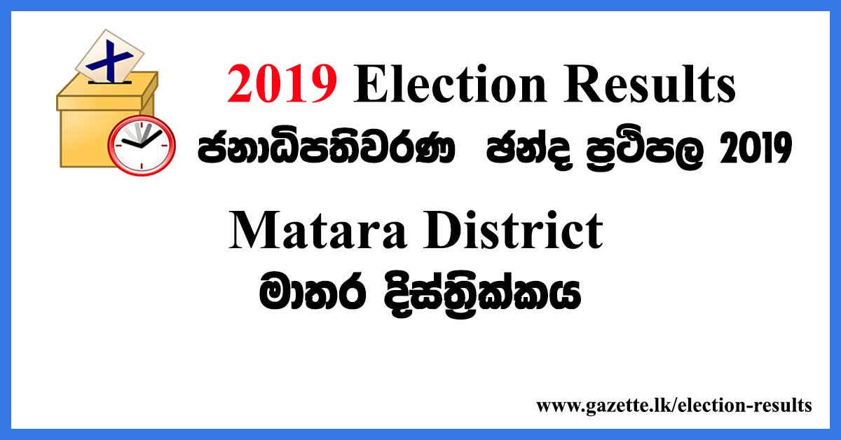 2019-election-results-matara-district