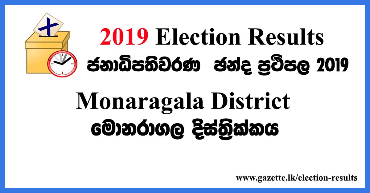 2019-election-results-monaragala-district