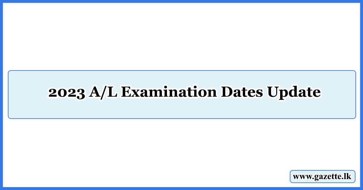 2023-AL-Examination-Dates-Update