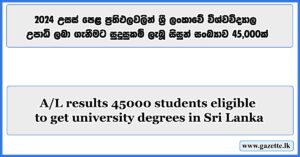 2024 AL results 45000 students eligible
