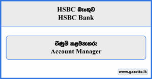 Account Manager - HSBC Bank Vacancies 2025