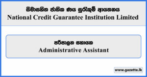 Administrative Assistant - National Credit Guarantee Institution Limited Vacancies 2026