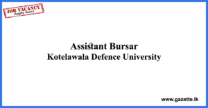Assistant-Bursar-KDU-www.gazette.lk