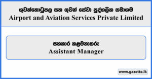 Assistant Manager - Airport and Aviation Services Private Limited Vacancies 2026