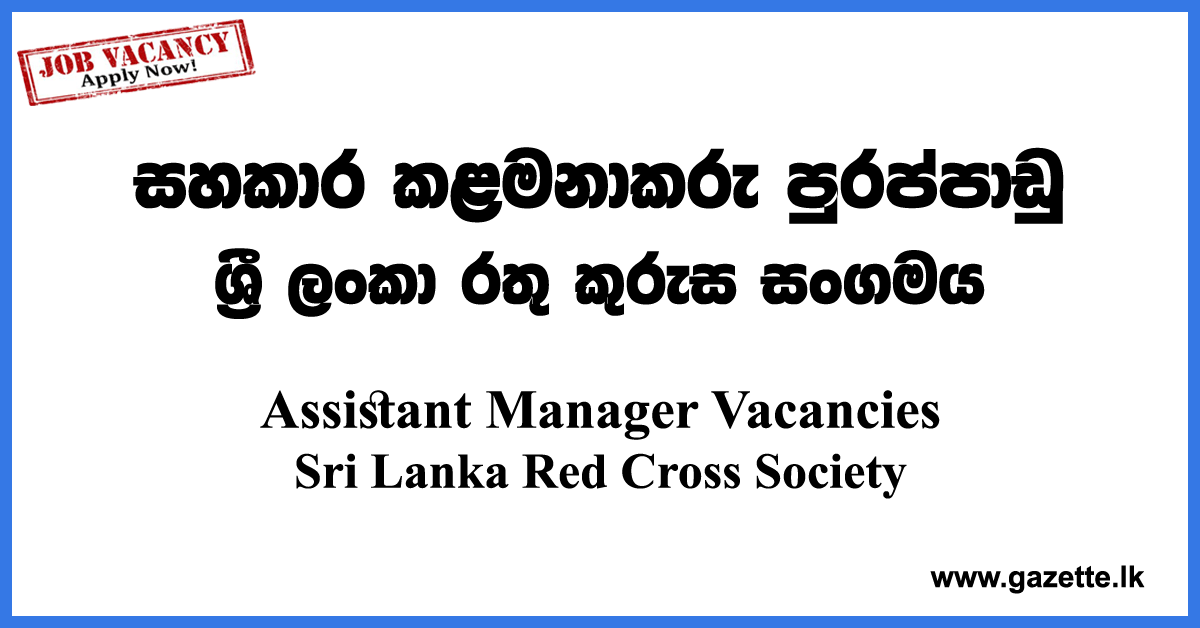 Red Cross Assistant Manager