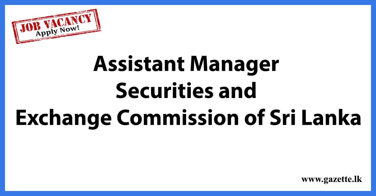 Assistant Manager SEC