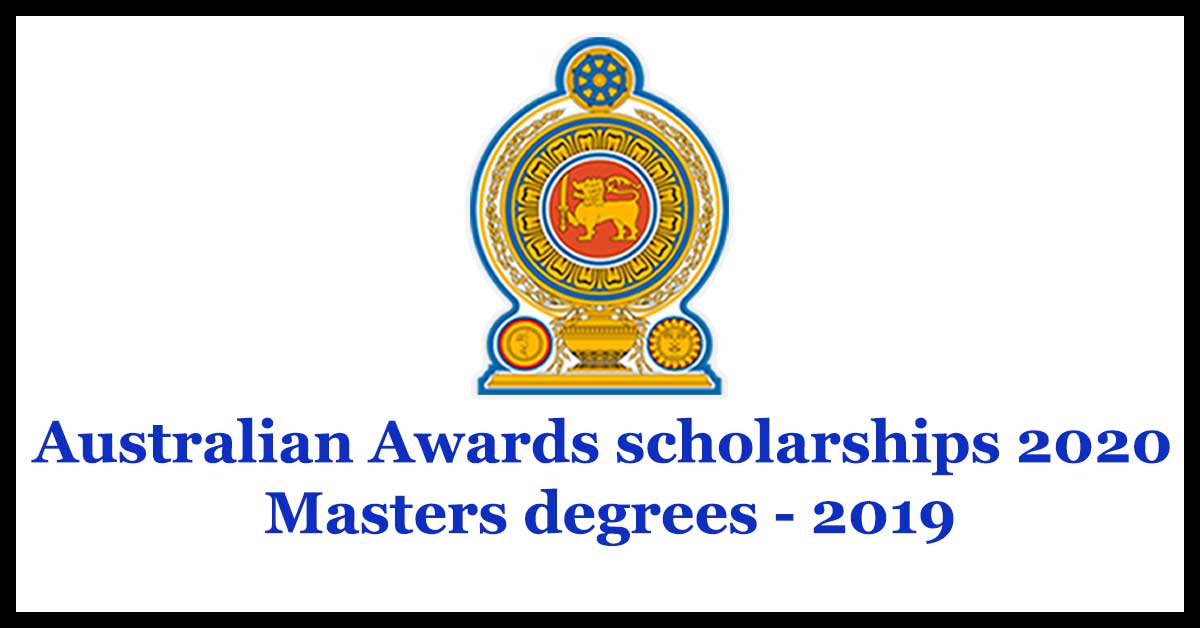 Australian Awards scholarships 2020 Masters degrees - 2019