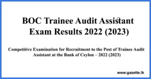 BOC-Trainee-Audit-Assistant-Exam-Results