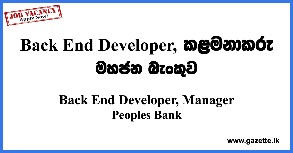 Back-End-Developer,-Manager-Peoples-Bank-www.gazette.lk