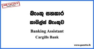 Banking Assistant - Cargills Bank