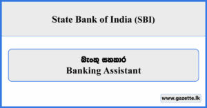 Banking Assistant - State Bank of India Vacancies 2026