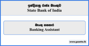 Banking Assistant - State Bank of India Vacancies 2024