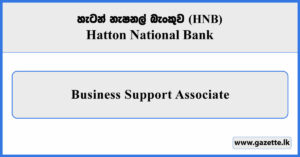 Business Support Associate - Hatton National Bank Vacancies 2025