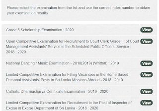 Grade 5 Scholarship Exam 2020 Cut Off Marks