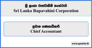 Chief Accountant - Sri Lanka Rupavahini Corporation Vacancies 2024