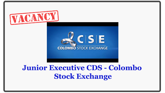 Junior Executive CDS - Colombo Stock Exchange