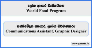 Communications Assistant, Graphic Designer - World Food Program Vacancies 2024