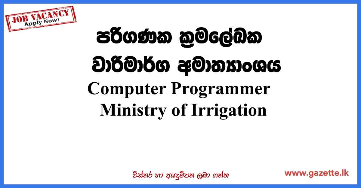 Computer-Programmer-Ministry-of-Irrigation