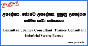 Consultant Vacancies in Sri Lanka