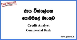 Credit Analyst - Commercial Bank Vacancies 2023