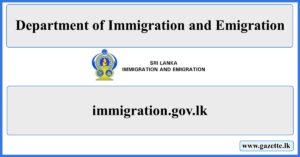 Department of Immigration and Emigration - immigration.gov.lk