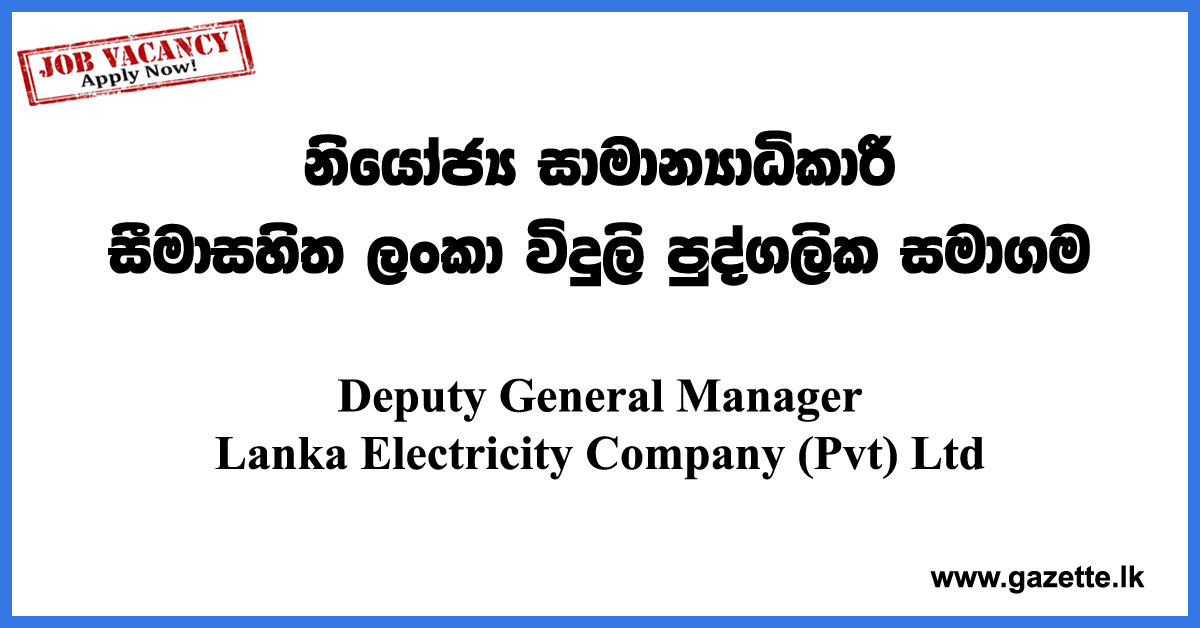 Deputy-General-Manager-LECO-