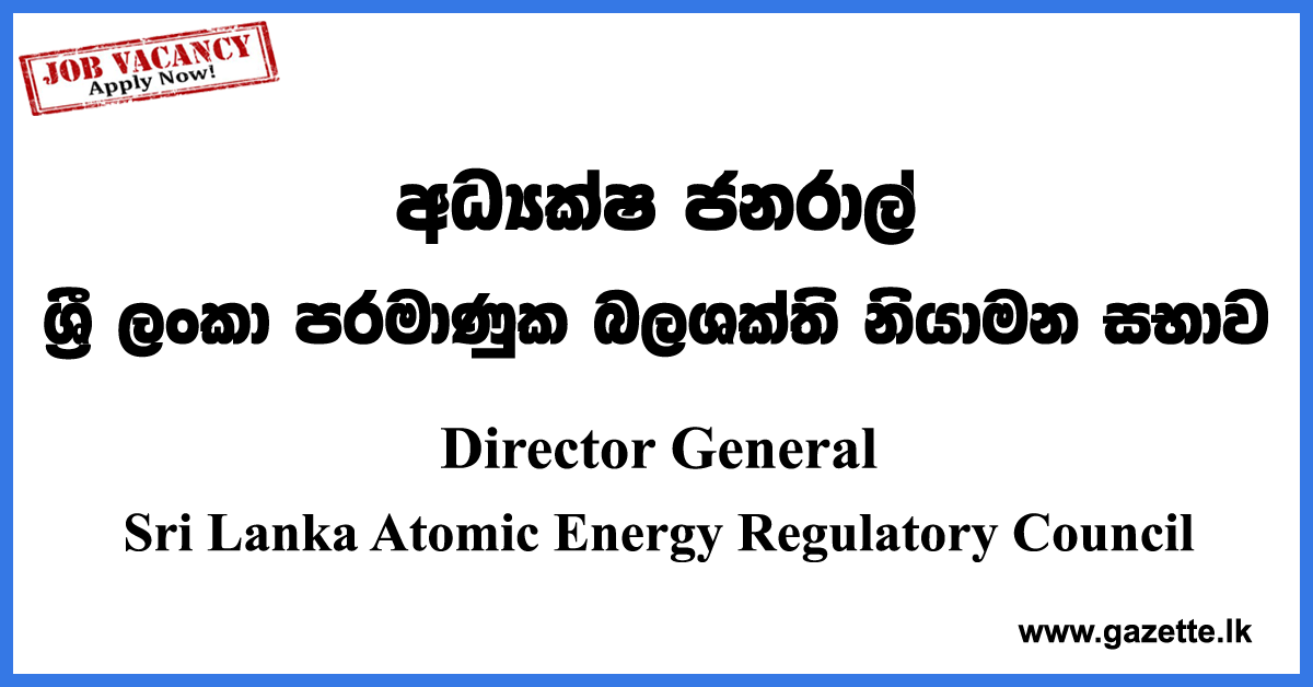 Director General Vacancies