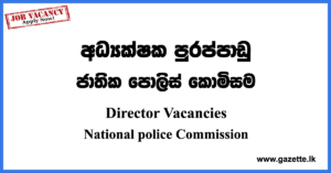 Government Director Job Vacancies