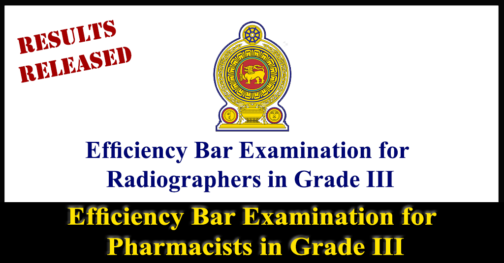 Efficiency Bar Examination for Radiographers in Grade III