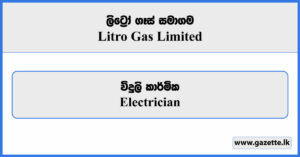 Electrician - Litro Gas Limited Vacancies 2025
