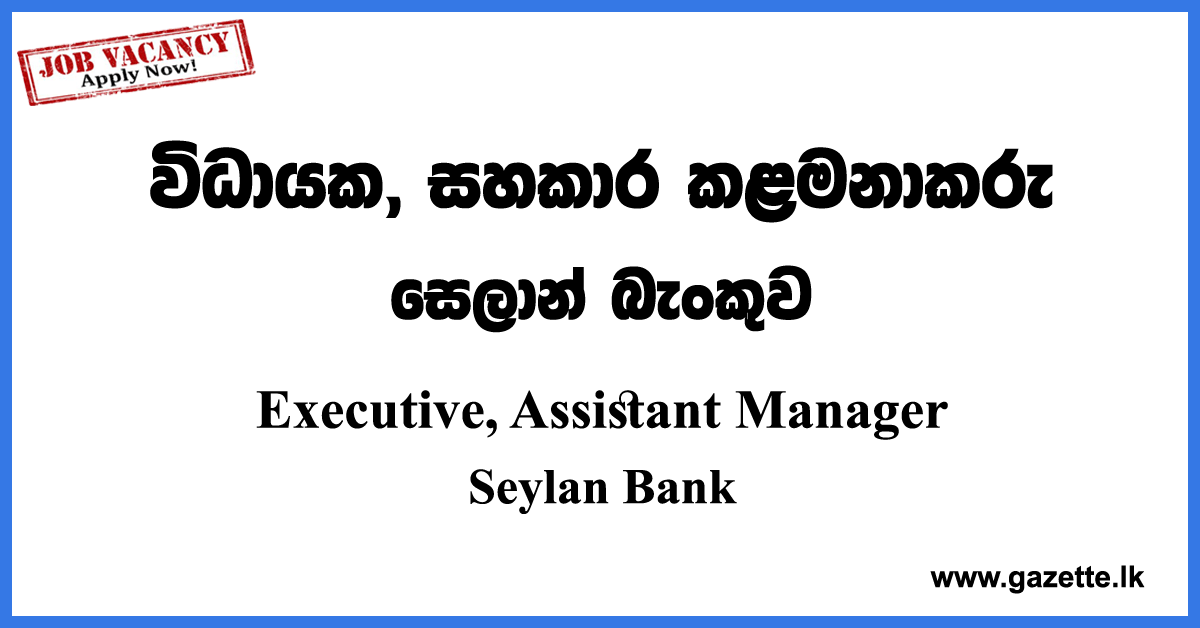 Executive, Assistant Manager