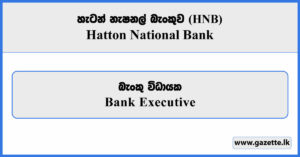 Executive - Hatton National Bank Vacancies 2025