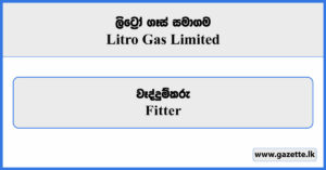 Fitter - Litro Gas Limited Vacancies 2026