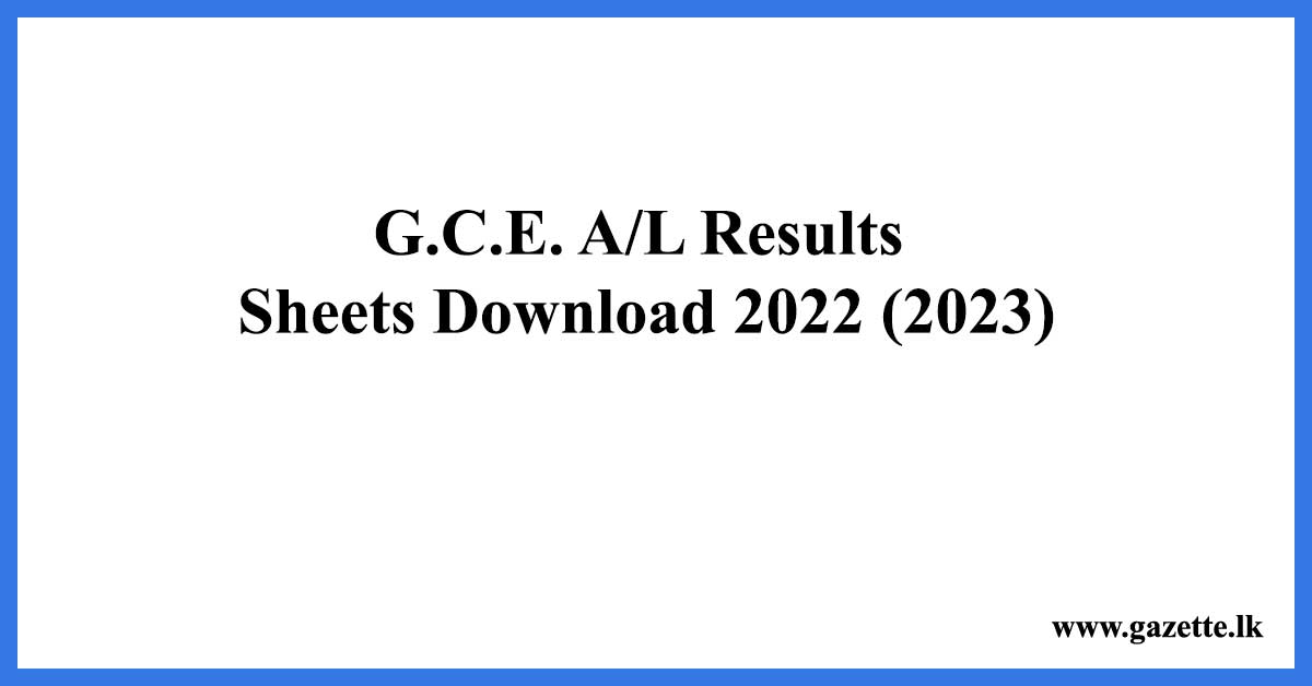 GCE-AL-Results