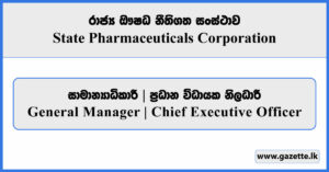 General Manager, Chief Executive Officer - SPC Vacancies 2025
