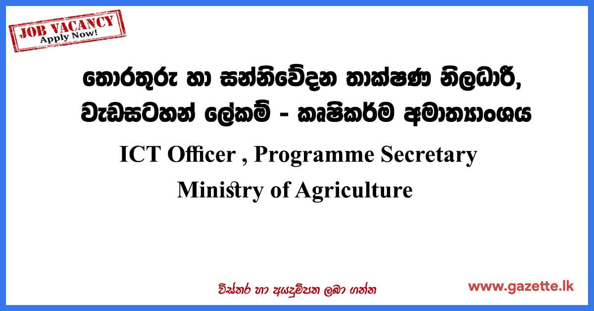 ICT-Officer-Programme-Secretary