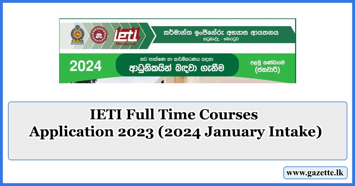 IETI Full Time Courses