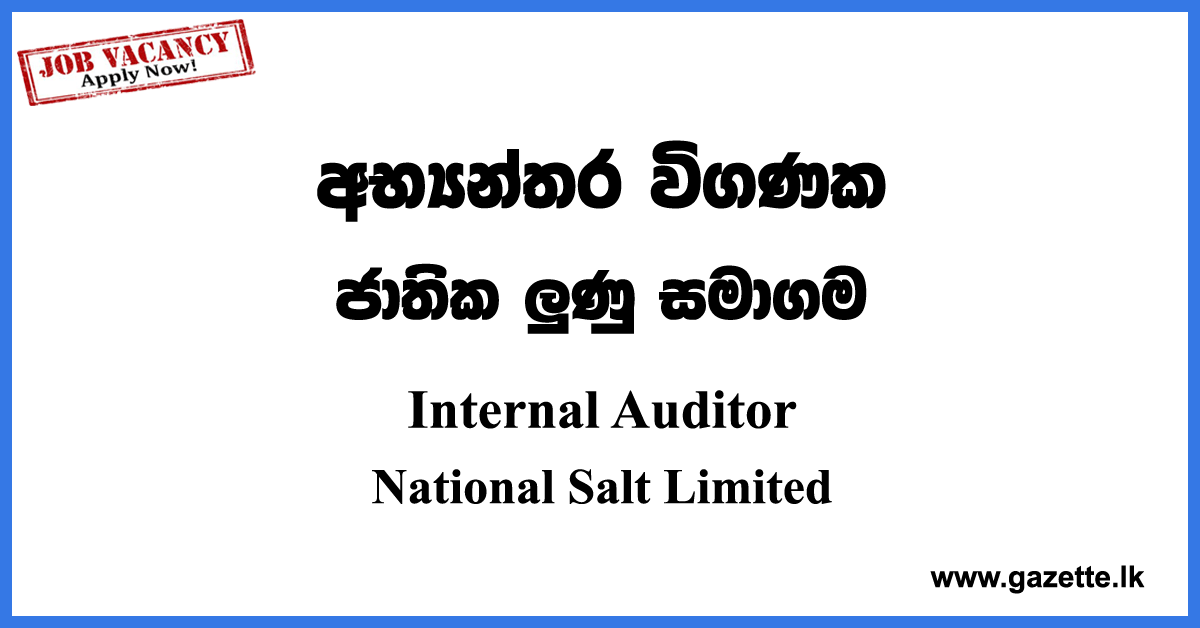 Internal Auditor Vacancies