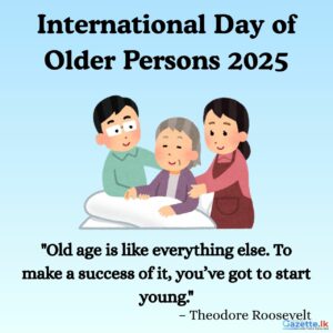 International Day of OldInternational Day of Older Persons 2025 -2er Persons 2025 -2
