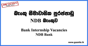Internship-Digital-Marketing-NDB-Bank-www.gazette.lk