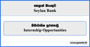 Internship Opportunities - Seylan Bank Vacancies 2023