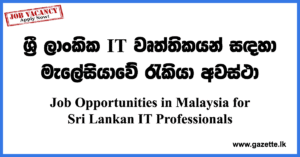 Job-Opportunities-in-Malaysia-for-Sri-Lankan-IT-Professionals-www.gazette.lk