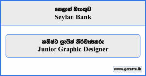 Junior Graphic Designer - Seylan Bank Vacancies 2024