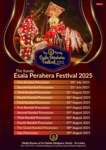 Kandy Esala Perahera 2025 
