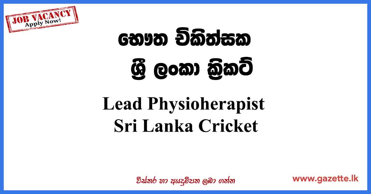 Lead-Physioherapist