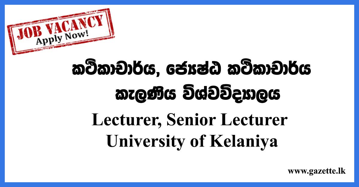 Lecturer,-Senior-Lecturer---University-of-Kelaniya