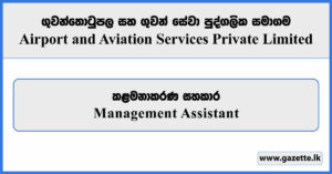 Management Assistant - Airport & Aviation Services Private Limited Vacancies 2025