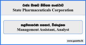 Management Assistant, Analyst - State Pharmaceuticals Corporation Vacancies 2024