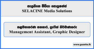 Management Assistant, Graphic Designer - SELACINE Media Solutions Vacancies 2025